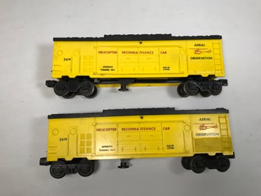 Lionel 3619 Aerial Observation Cars (2)