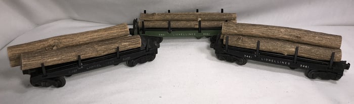 Lionel Lumber Cars (3)
