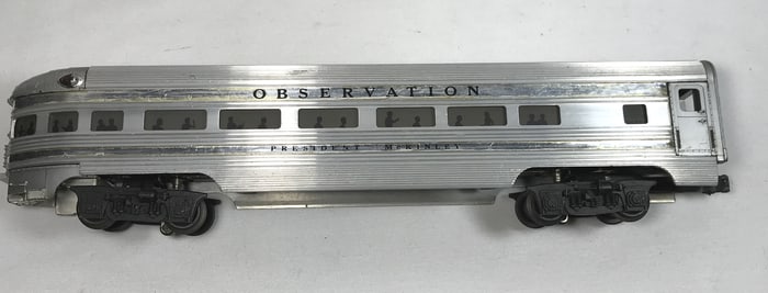 Lionel O Gauge President McKinley Observation Car