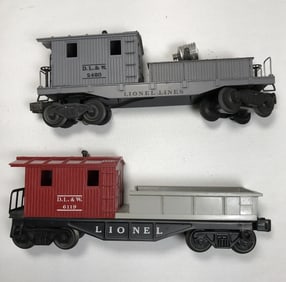 Lionel DL&W Searchlight Car & Caboose