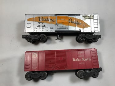 Lionel Box Cars (2) Western Pacific &