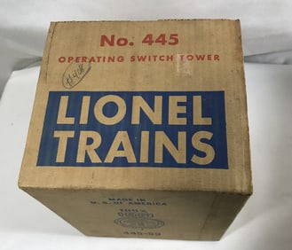 Lionel No. 445 Operating Switch Tower in org box
