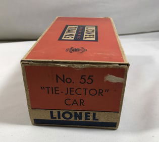 Lionel No. 55 Tie-Jector Car in org box