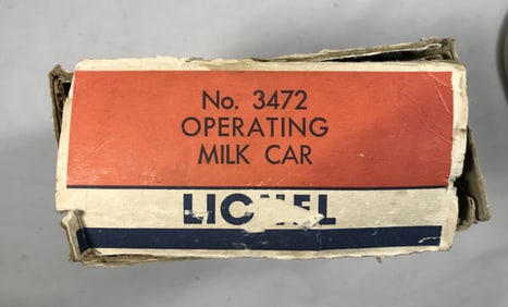 Lionel 3472 Operating Milk Car in org box