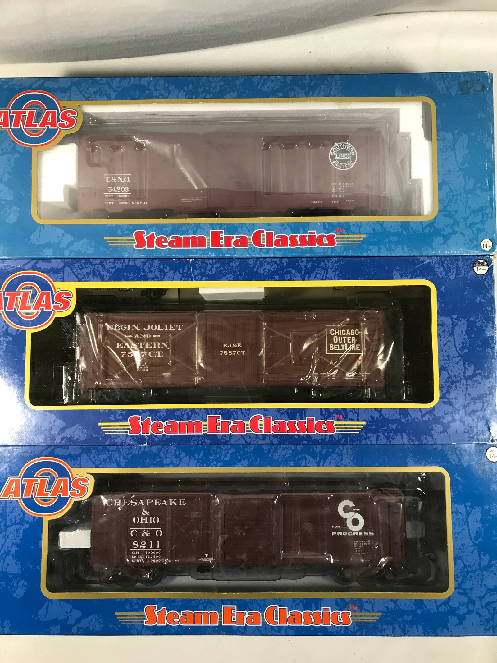 Atlas Steam Era Classics Box Cars (3) (1 of 6)