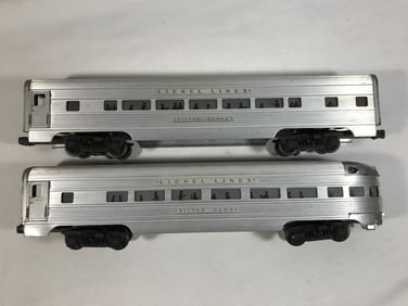 Lionel Lines Silver Dawn & Silver Bluff Cars (2)