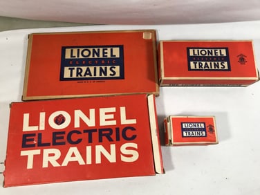 Lionel Accessories Collection in org boxes