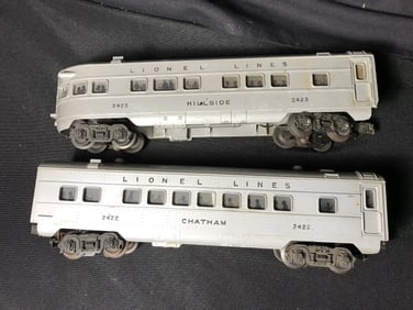 Lionel Lines Hillside & Chatham Passenger Cars