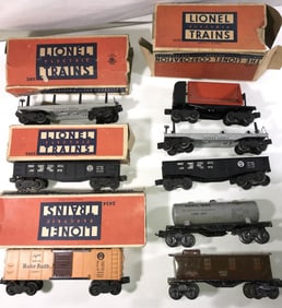Lionel Trains 8 Car Collection