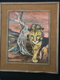 Milda Volkman Signed o/o/b Stalking Cougar