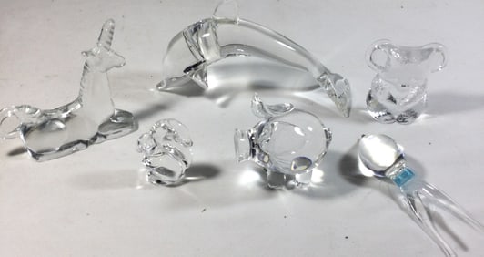 Glass Animal Decorations (6)