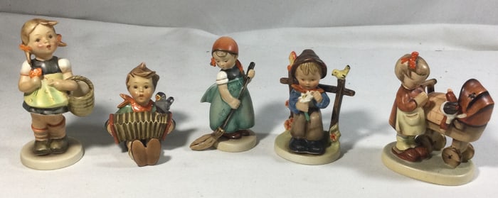 Hummel Figures (5) made in Germany