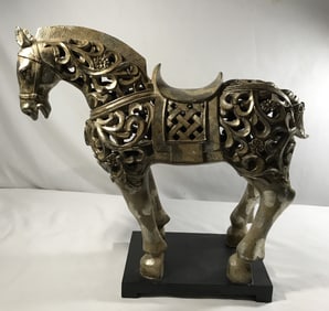 Unique Chunar Horse Sculpture 2 feet long