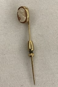 Victorian Cameo Stick Pin