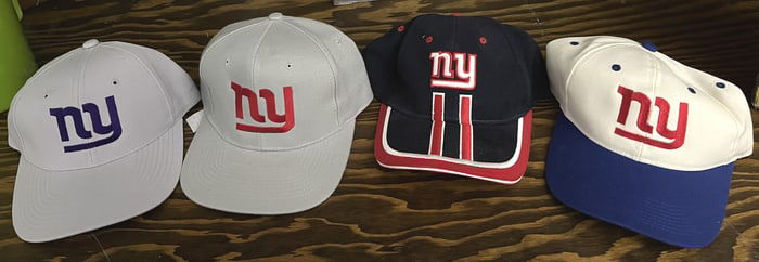 NY Giants Cap Collection (4)