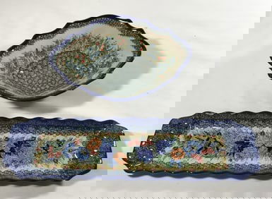 Made in Poland Handcrafted Bowl & Bread Tray