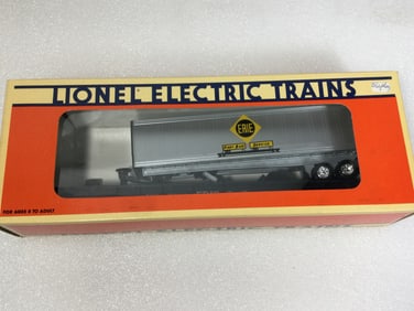 Lionel Erie Flat Car w/ Semi Trailer 7200