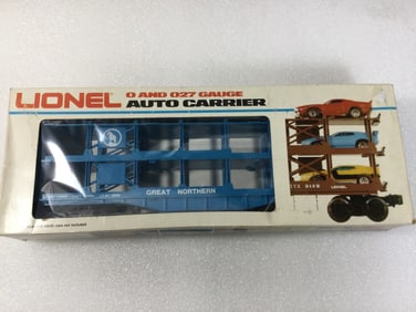 Lionel Great Northern Auto Carrier Blue