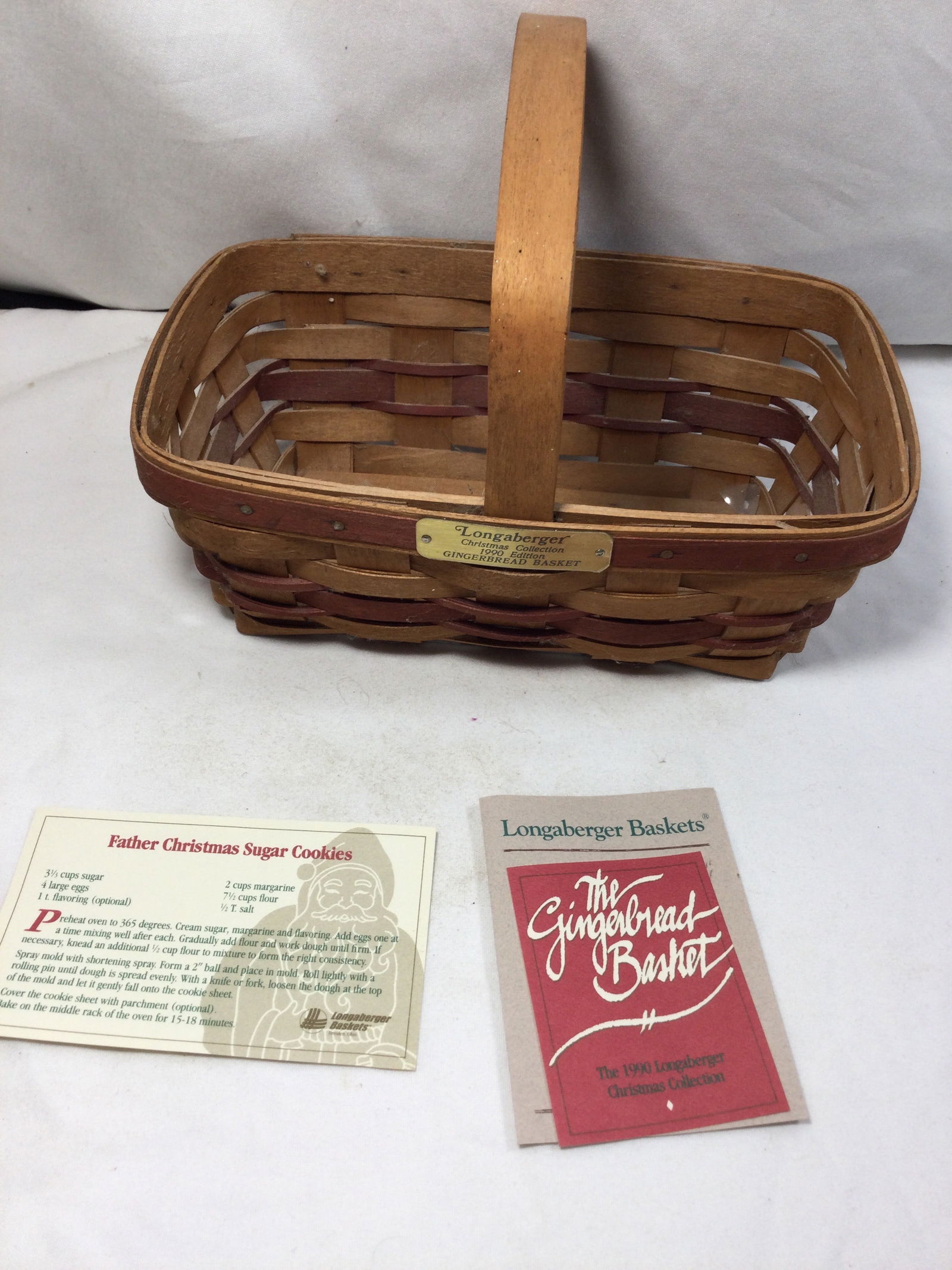 Longaberger Gingerbread Basket 1990 (1 of 4)