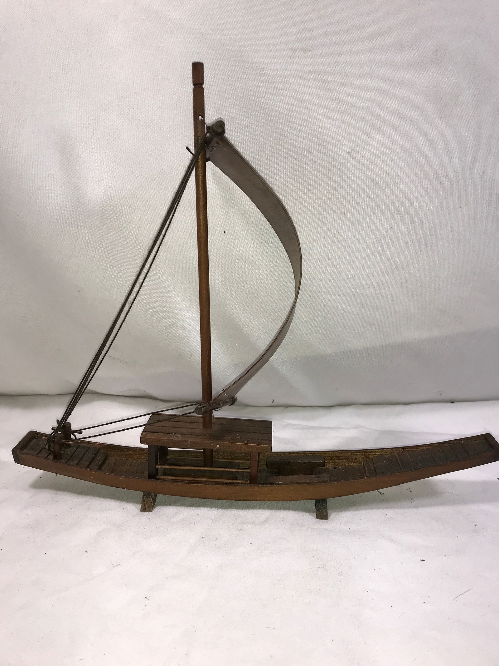 Wood Model Portuguese Wine Boat (1 of 4)