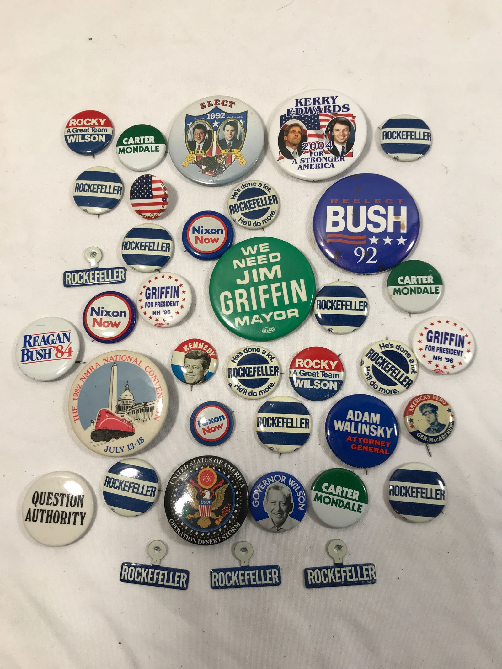 Vintage Political Pin Collection (1 of 4)