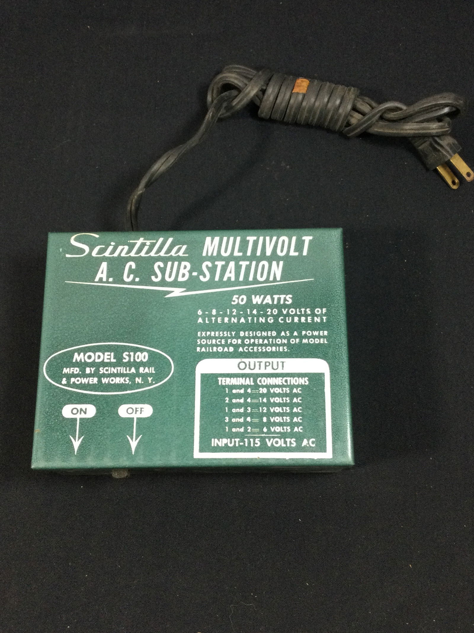 Scintilla Multivolt AC Sub-Station Model 100 (1 of 5)
