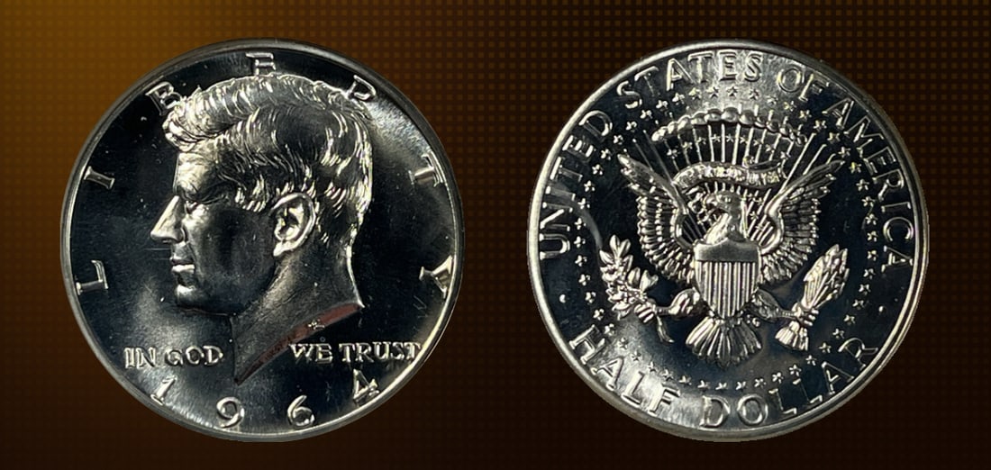 1964 Kennedy Half Dollar MS70 - 4