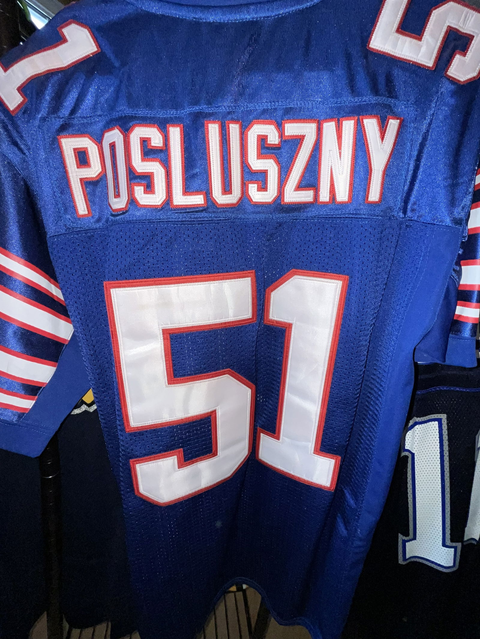 Paul Posluszny Bills 50th Anniversary Jersey: Reebok Size 48
