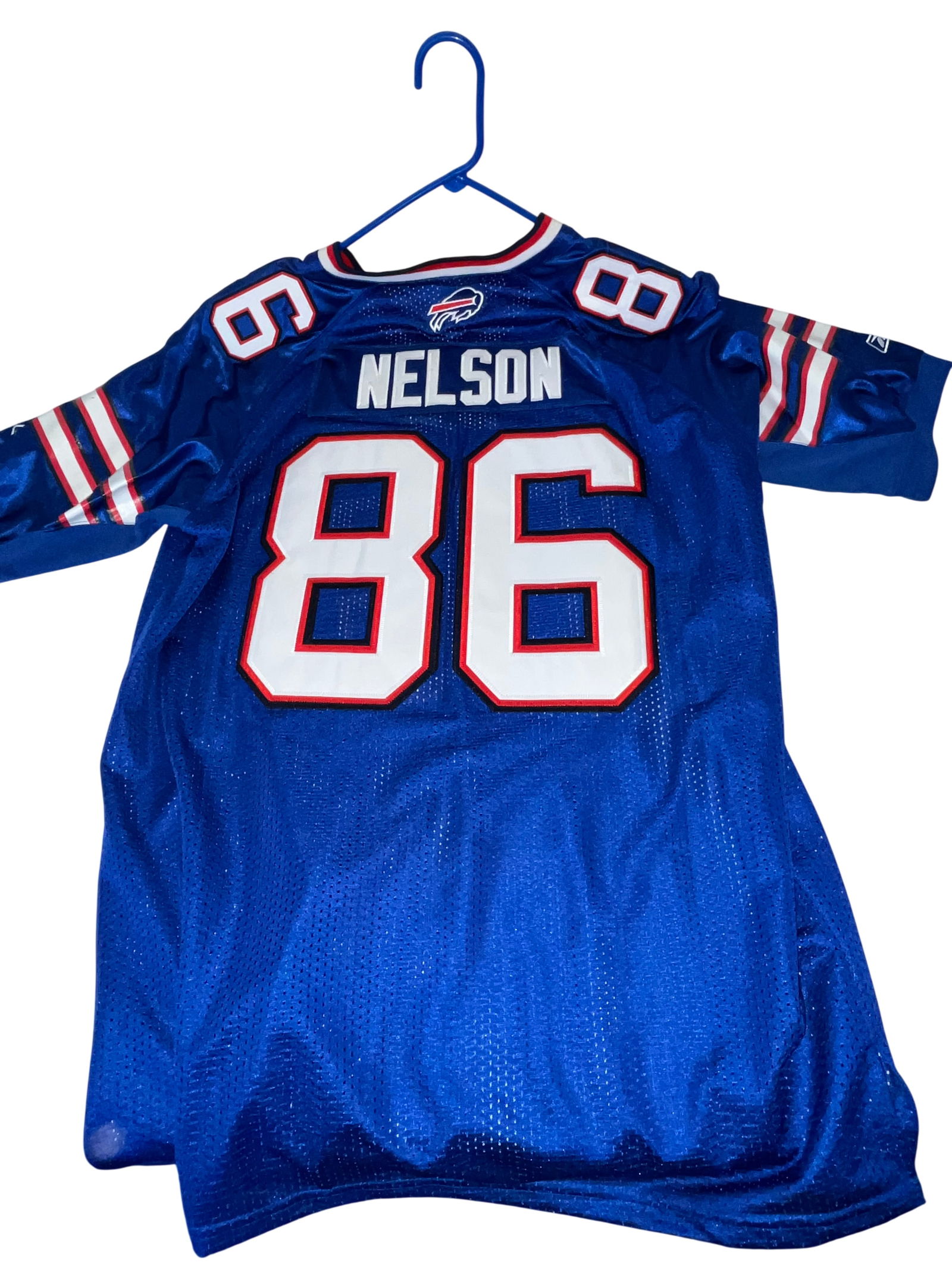 David Nelson Buffalo Bills Reebok NFL Equipment "On Field" Authentic Jersey Size 52 (1 of 4)