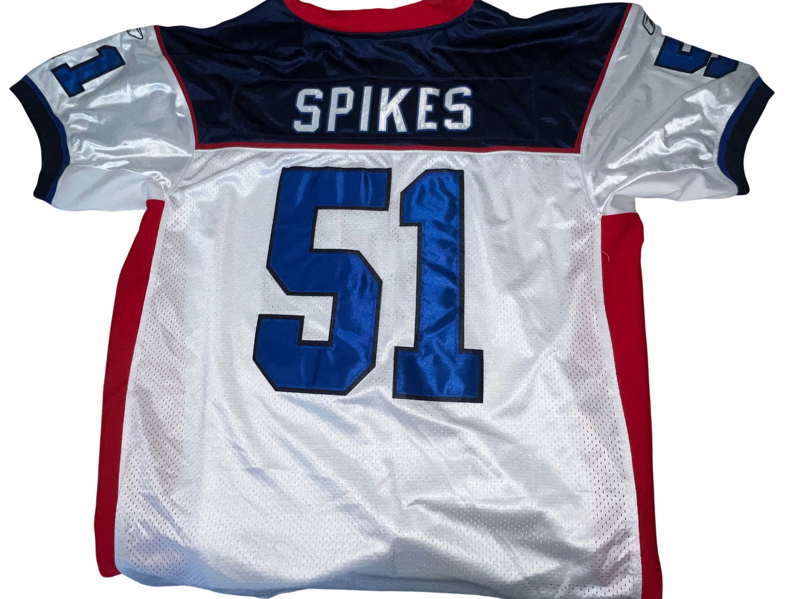 Takeo Spikes Buffalo Bills Reebok Authentic Jersey Size 54 (1 of 7)