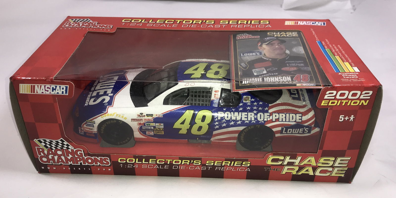 Jimmie Johnson Chase the Race 2002 edition: Collectors Series
