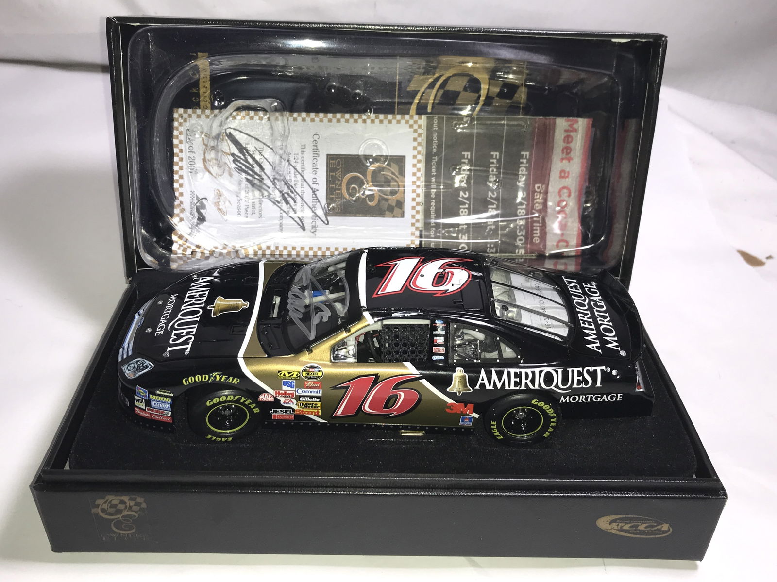 Greg Biffle autographed #16 Ameriquest 2007: Fusion Owners Elite/ 1 of 2,007