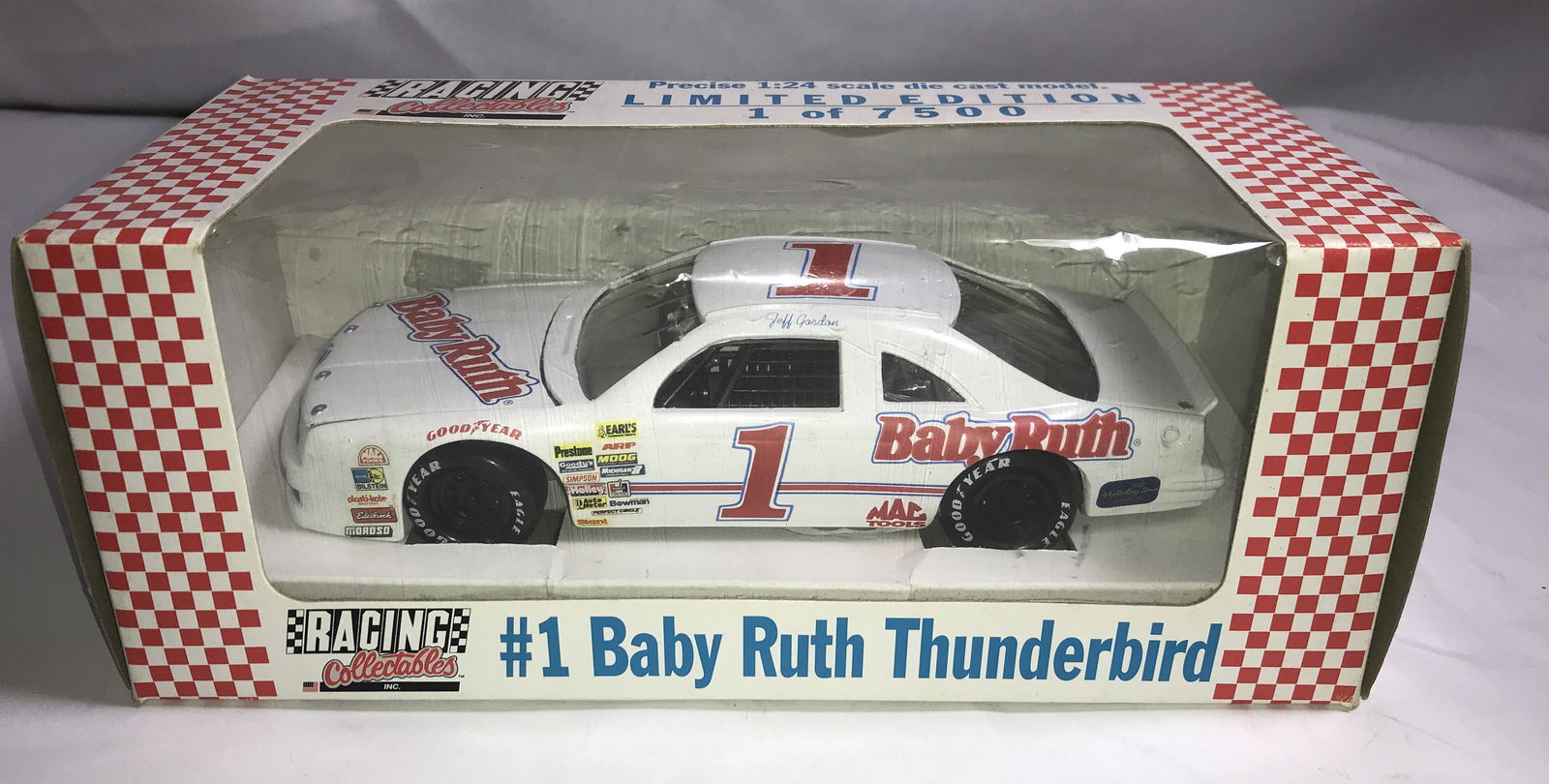 Jeff Gordon #1 Baby Ruth Thunderbird: 1 of 7500 in org box