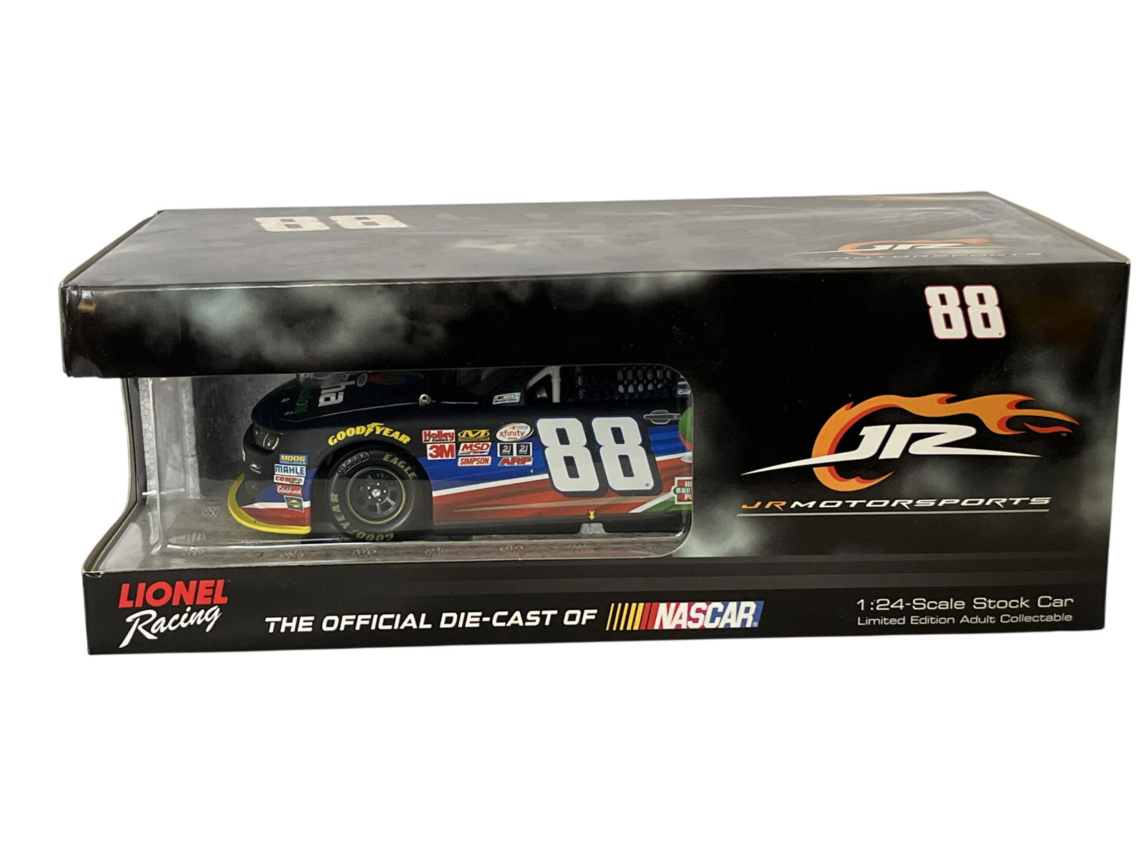 LIONEL RACING BEN RHODES #88 ALPHA ENERGY SOLUTIONS AUTOGRAPHED 2015 CAMARO: Die-Cast 1 of 709, Produced by Lionel Racing under the Action Racing Collectables brand, this 1:24 scale stock car replicates the #88 Alpha Energy Solutions Chevrolet Camaro driven by Ben Rhodes for J