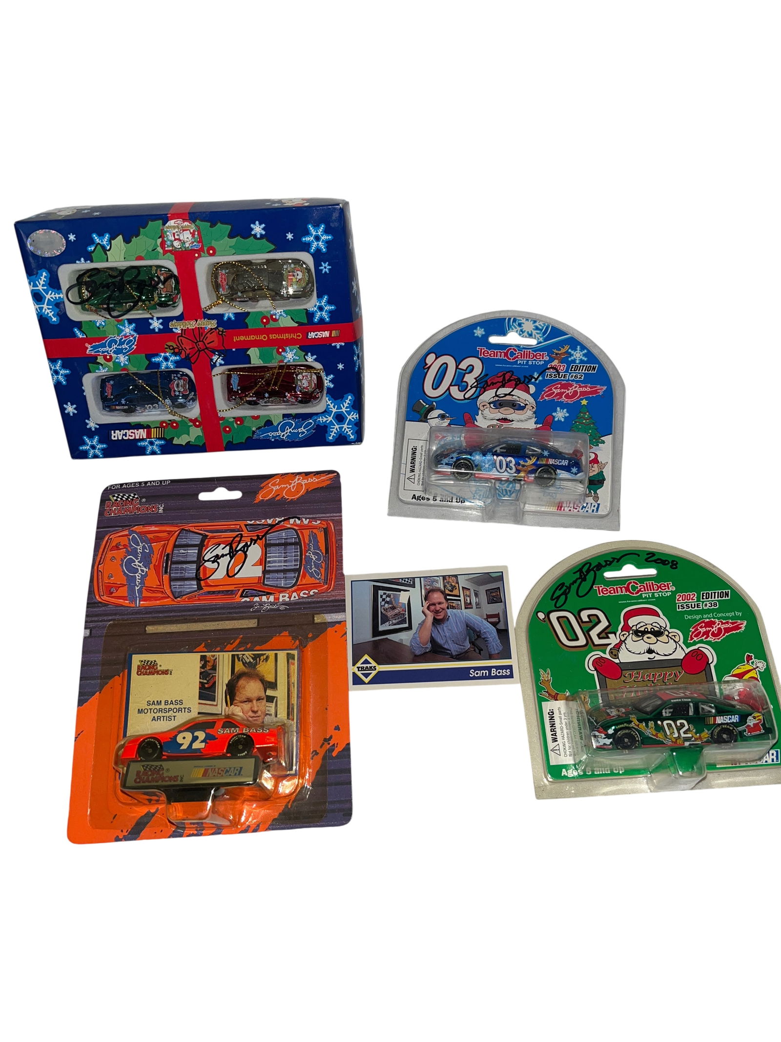 Team Caliber and Racing Champions NASCAR Die-Cast and Ornament Collection, Sam Bass Designs, (1 of 4)