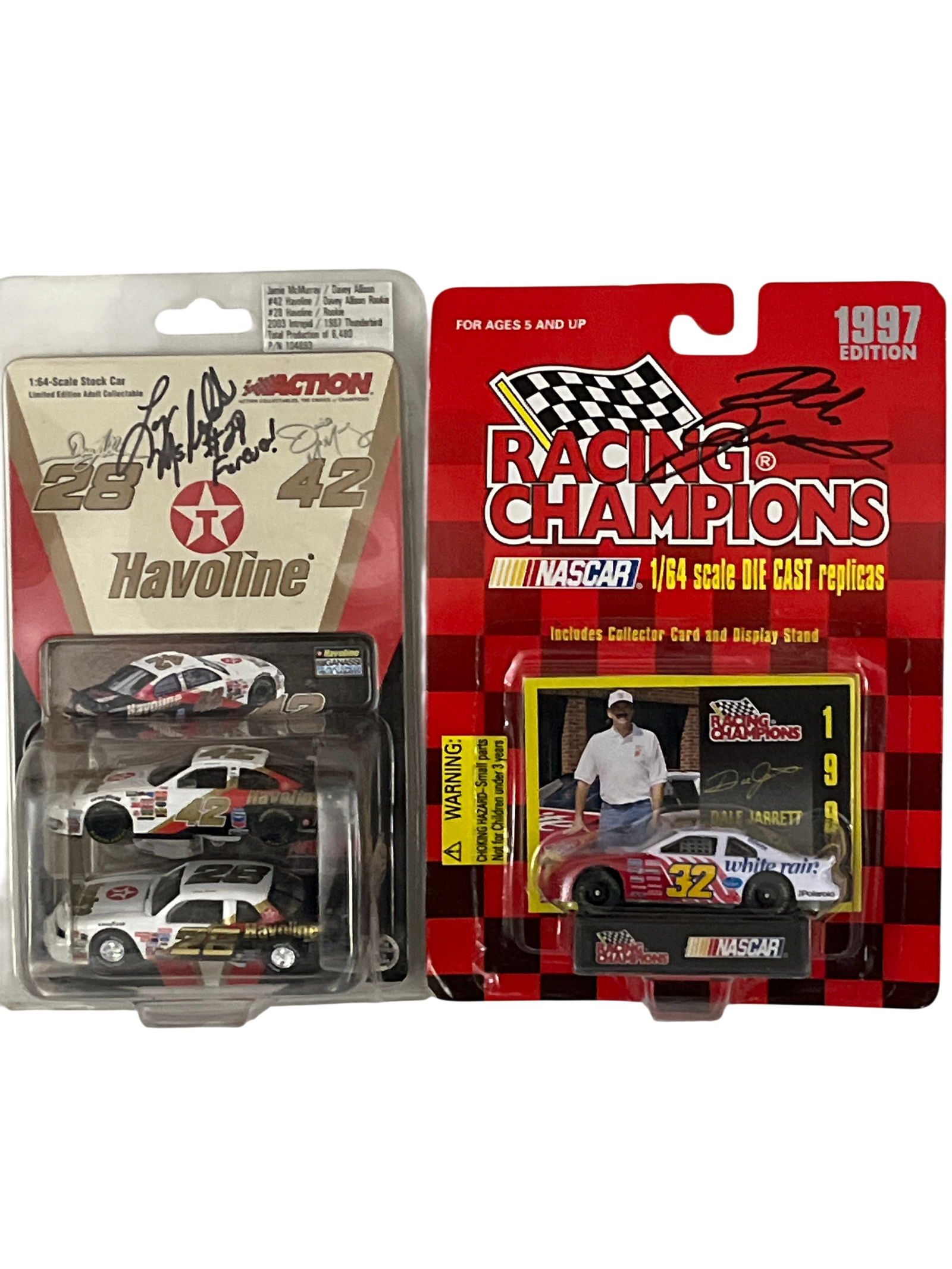 A Pair of NASCAR Die-Cast Model Car Sets Including Racing Champions and Action Performance, (1 of 3)