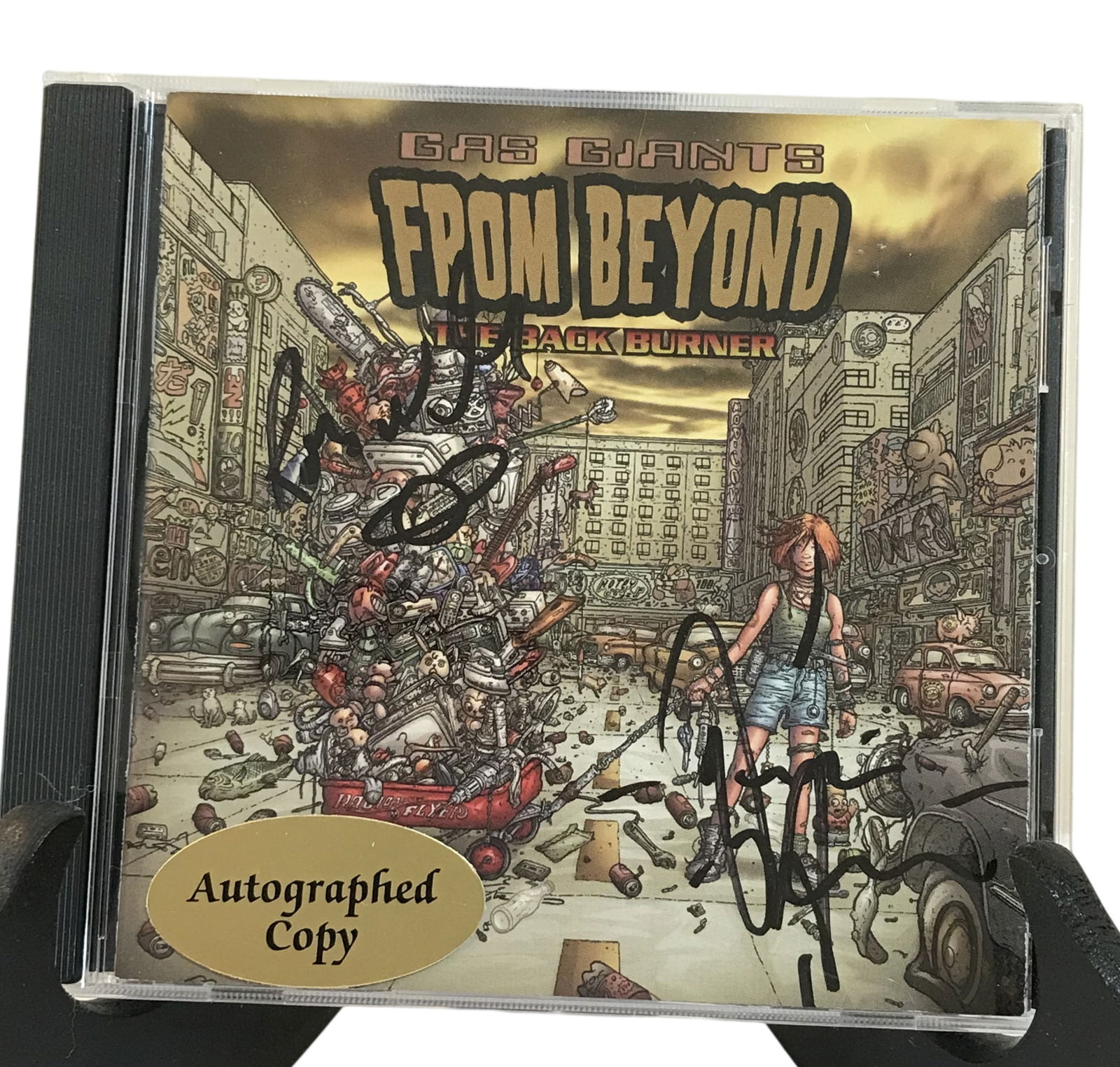 Autographed Compact Disc CD Collection: Autographed CD's include: From Beyond the Back Burner by Gas Giants, Def Leppard Greatest Hits, Bush Man on the Run, Peter Paul & Mary, Adam Lambert, Joan Osborne Relish, Maren Morris HERO, Justin hay
