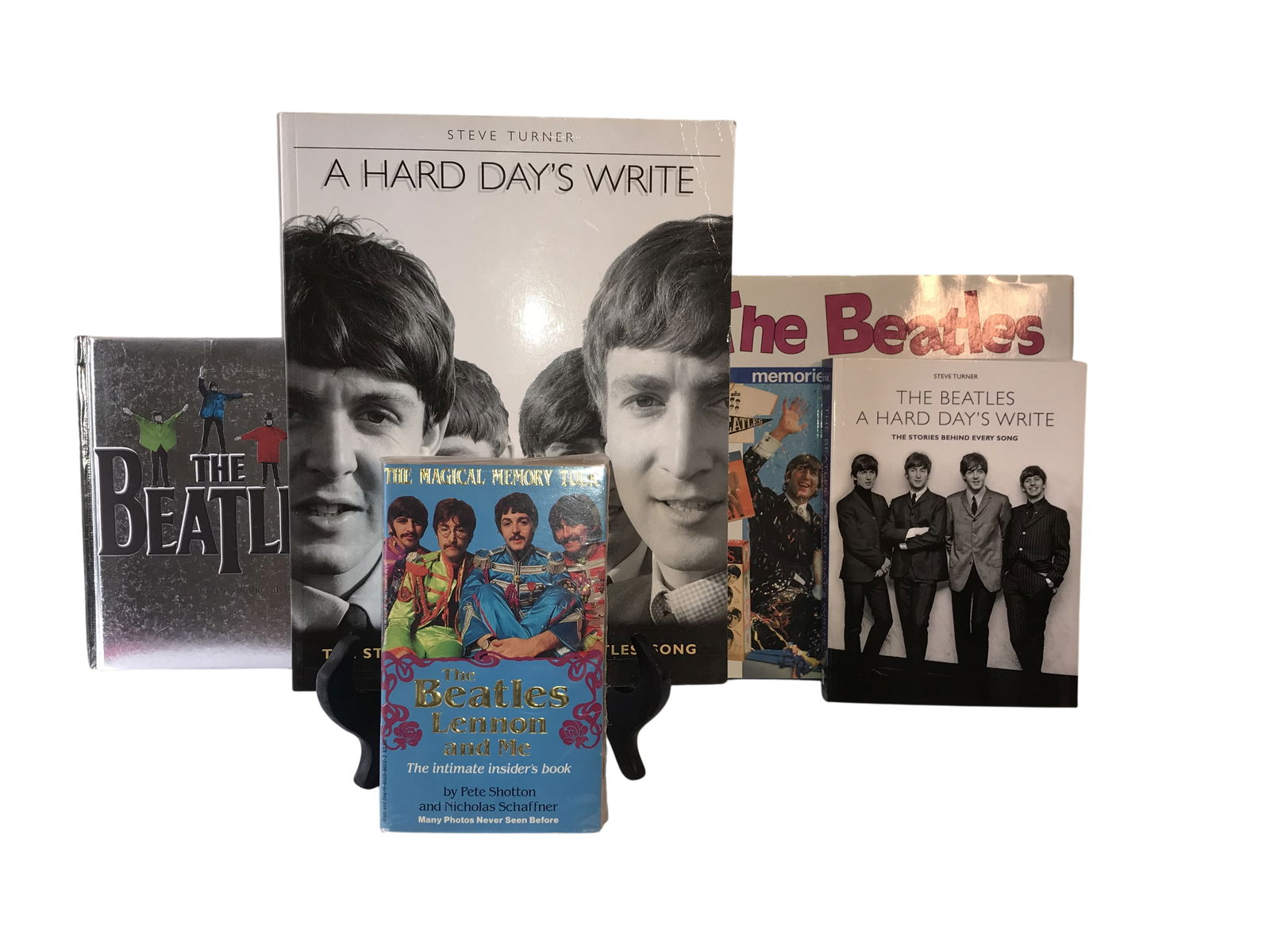 A Collection of Books Relating to The Beatles, including works by Steve Turner and Pete Shotton (1 of 5)