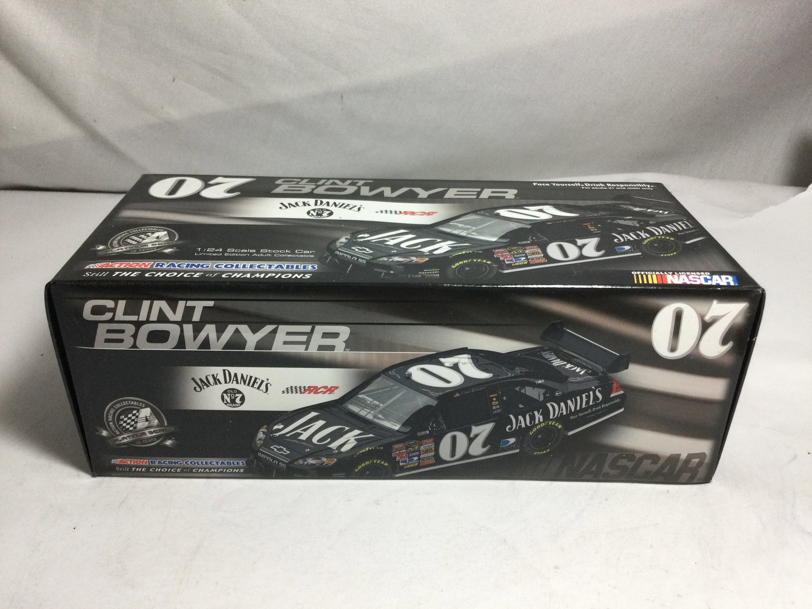 Clint Bowyer, 2008 impala SS Die Cast: #07 Jack Daniel’s / 1 of 10740, In original box