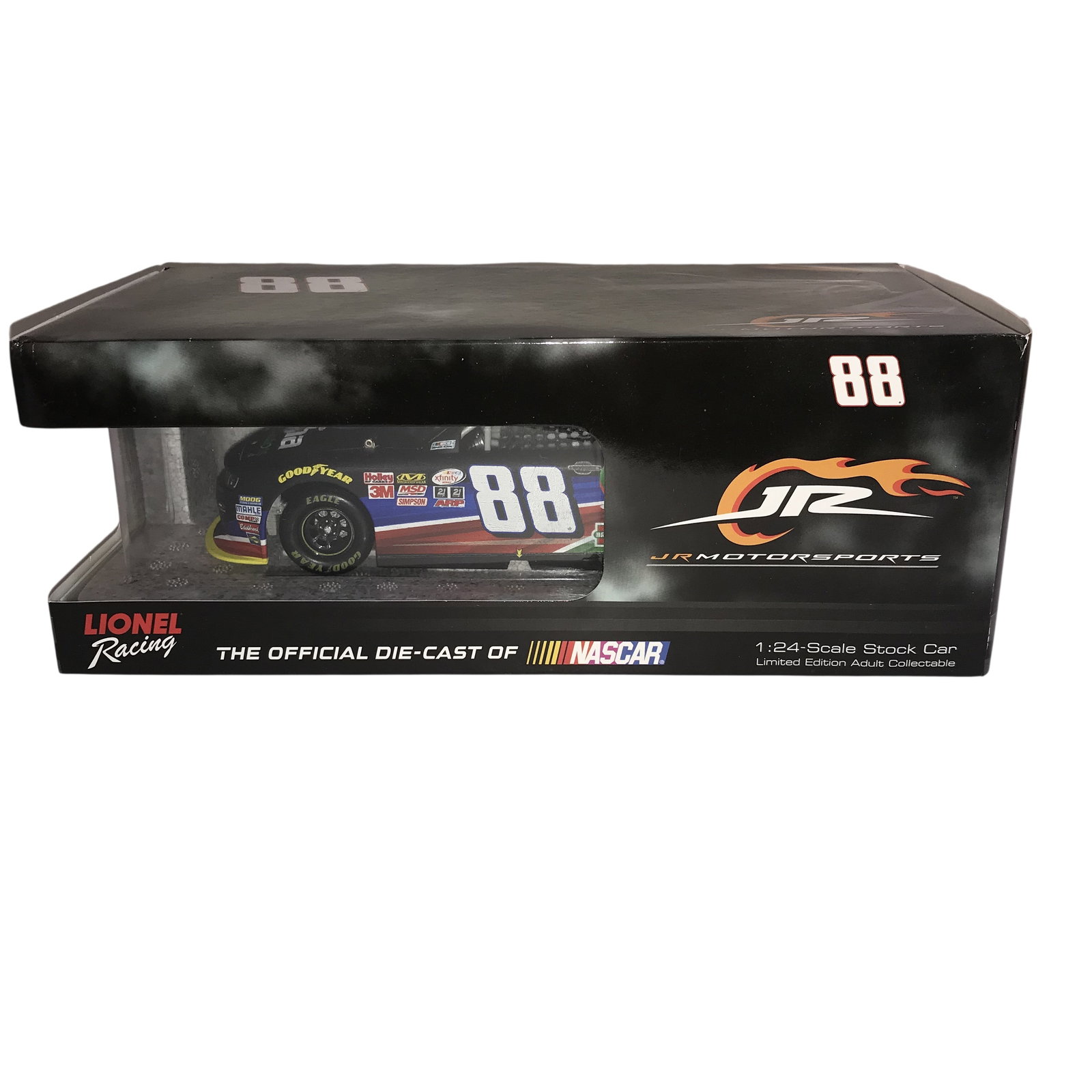 Lionel Racing 1:24 Scale Ben Rhodes #88 Alpha Energy Solutions 2015 Chevrolet Camaro Autographed: Lionel Racing Action Racing Collectables 1:24 scale die-cast stock car produced in 2015. This model represents the #88 Alpha Energy Solutions Chevrolet Camaro driven by Ben Rhodes for JR Motorsports,