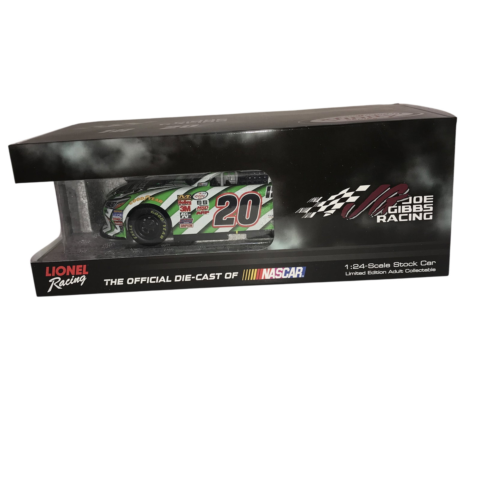 Lionel Racing Erik Jones #20 Interstate Batteries 2015 Toyota Camry Stock Car: Lionel Racing Action Racing Collectables 1:24 scale model of the #20 Interstate Batteries Toyota Camry driven by Erik Jones in the 2015 NASCAR Xfinity Series. This die-cast metal vehicle features an o