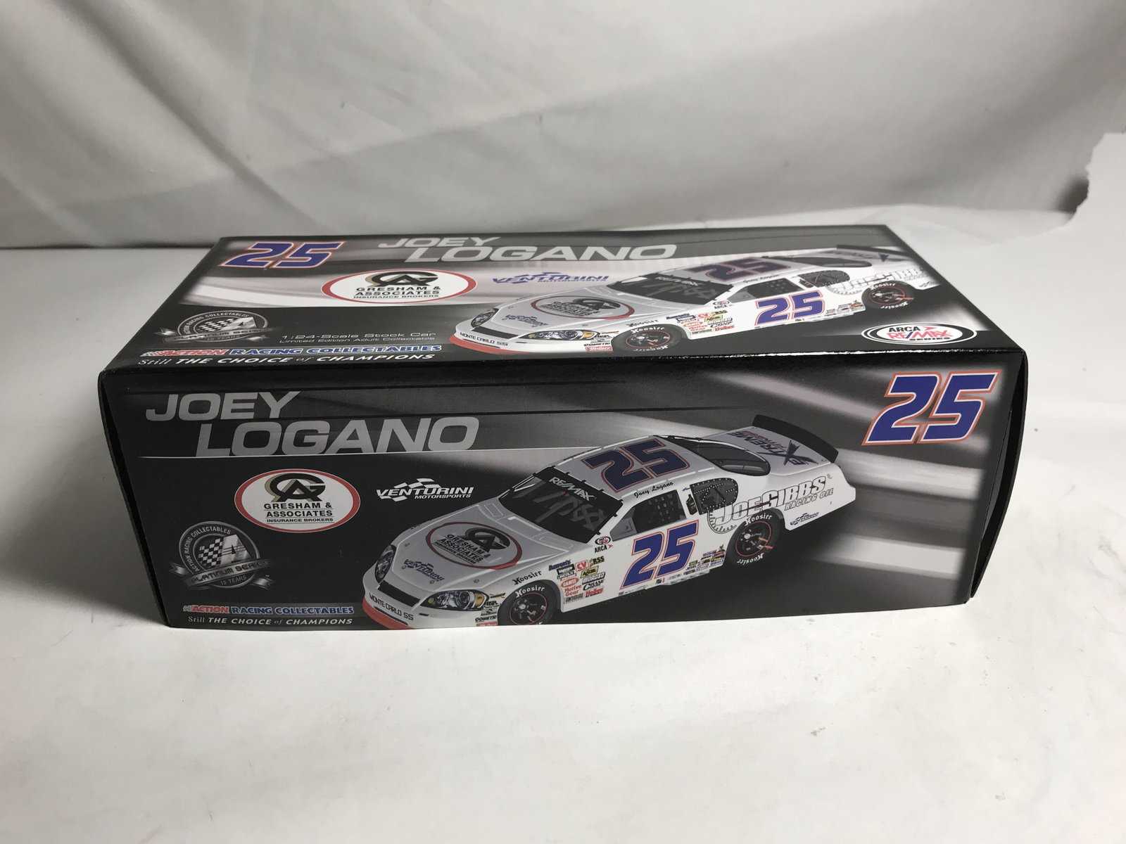 Joey Logano 2008 impala SS Limited Edition: #25 Joe Gibbs driven racing oil / 1 of 2712, in org box