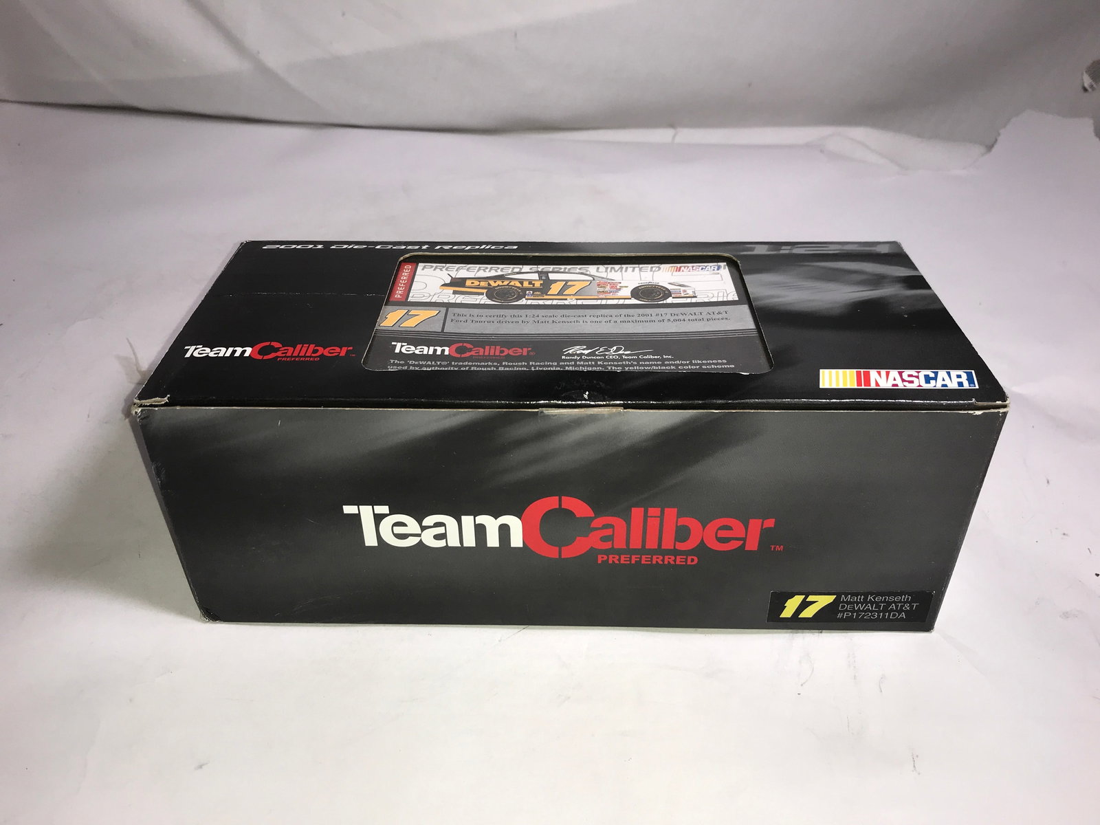 Matt Kenseth 2001 Ford Taurus AT&T Die Cast: #17 DeWALT AT&T Diecast replica 1:24 scale in org box