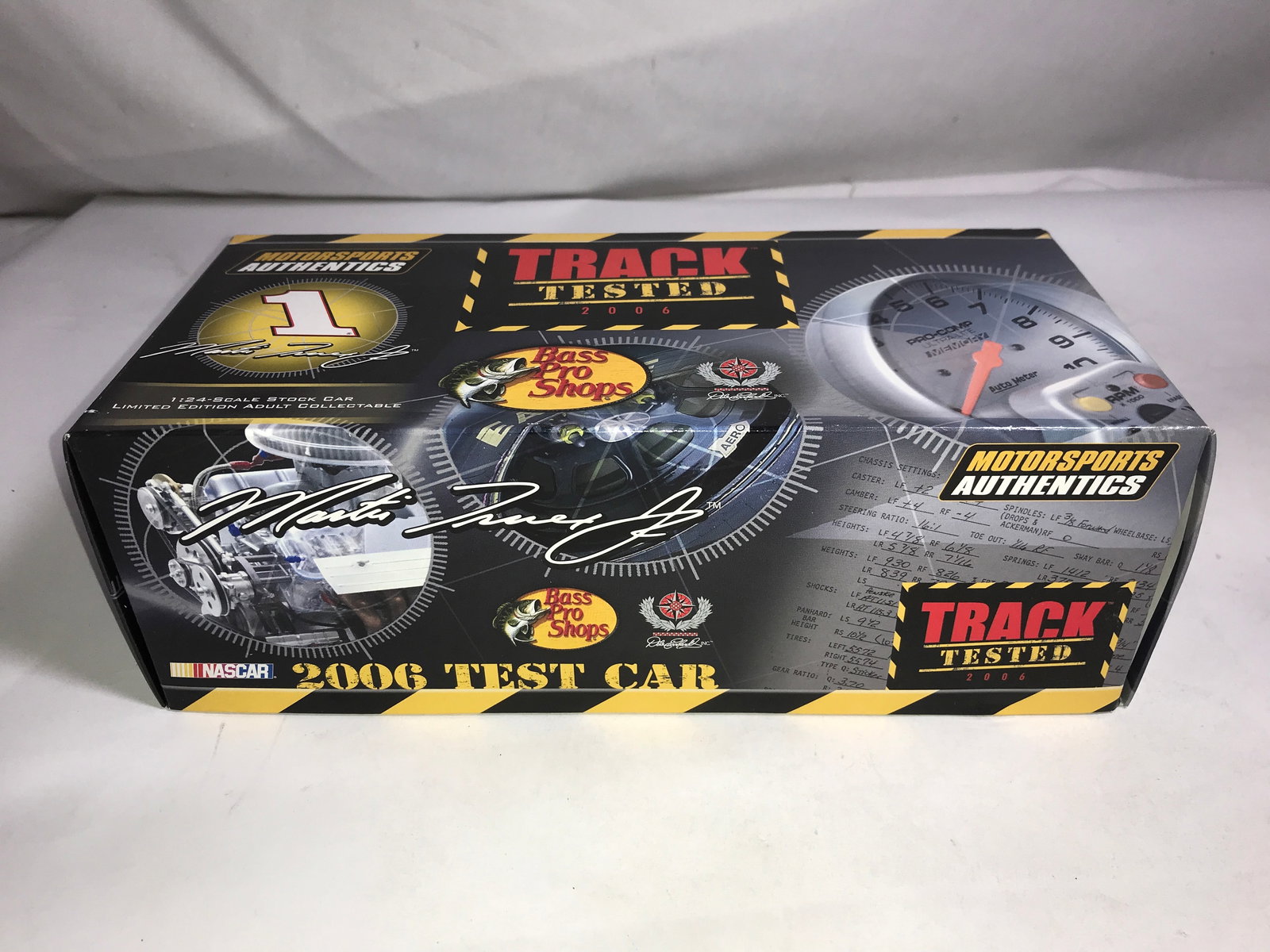 Martin Truex 2006 Monte Carlo Die Cast: #1 bass Pro shops,/track tested/one of 3504 Limited Edition