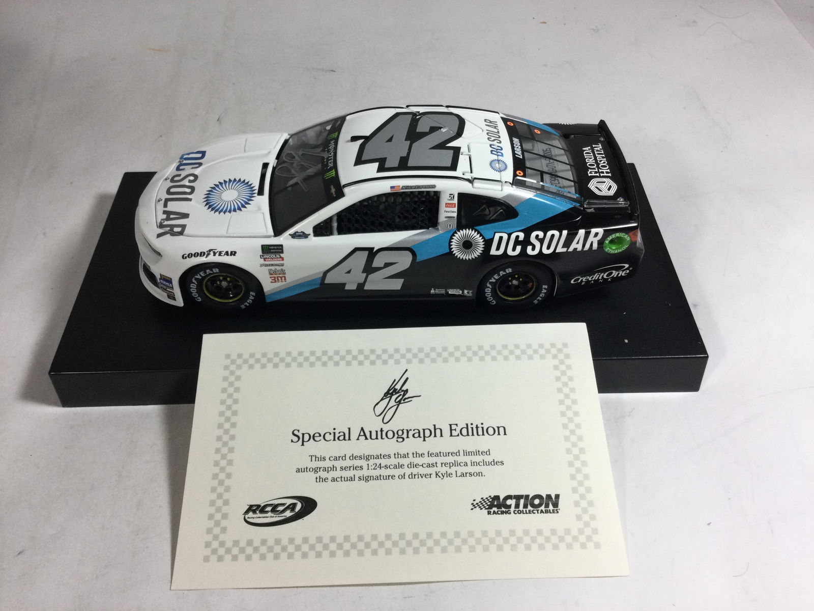 Kyle Larson Autographed 2018 Camaro ZL1 (1 of 6)