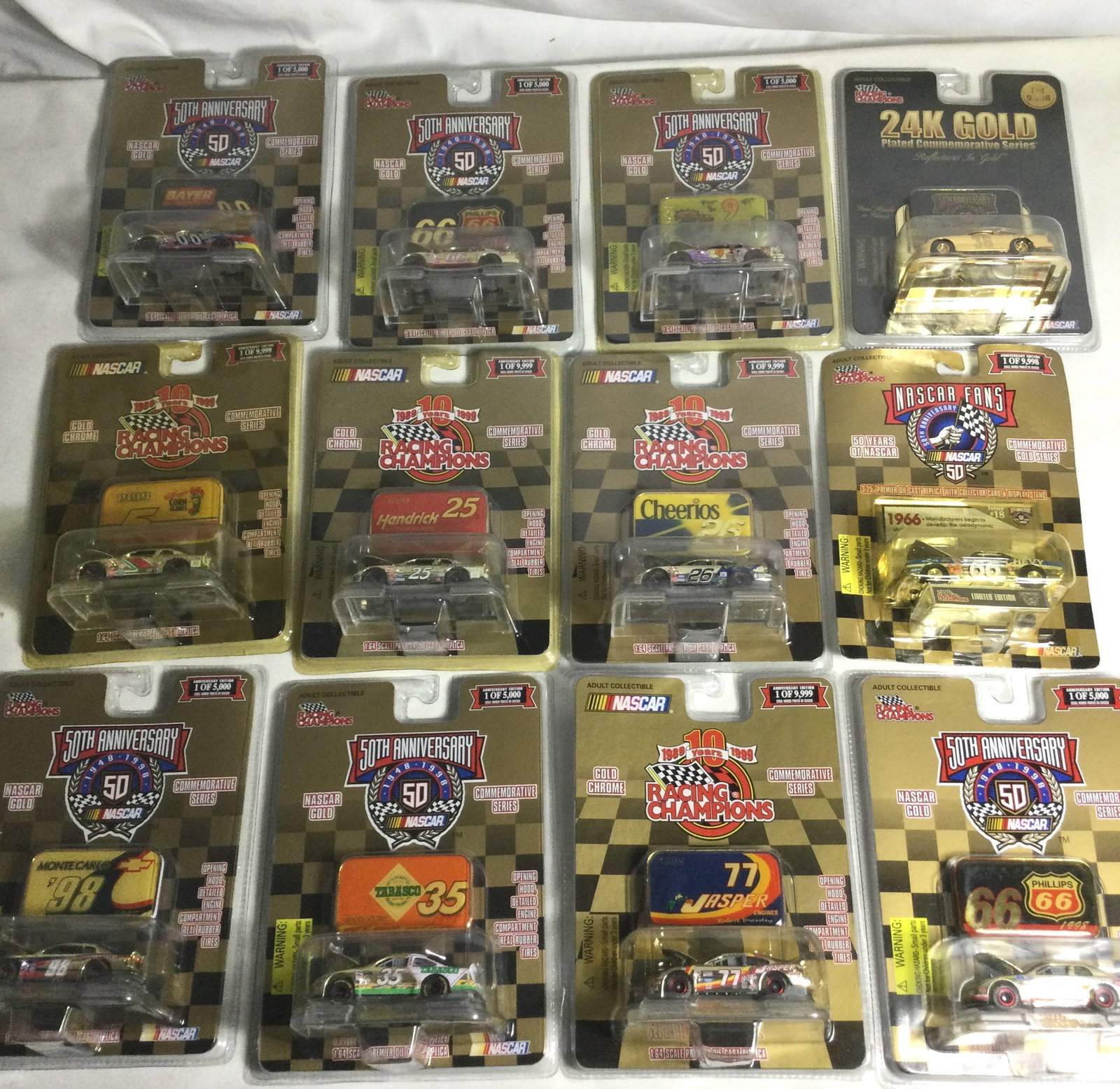 Racing Champions 12 Sealed Packages Die Cast (1 of 4)