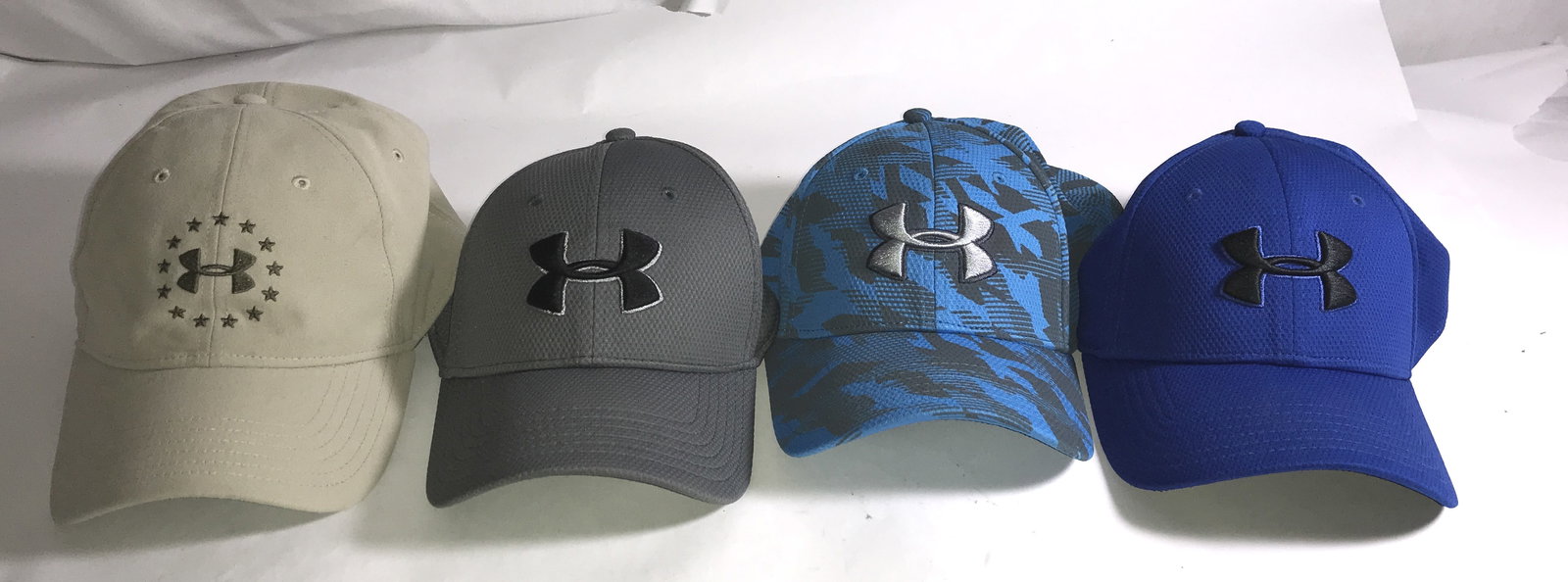 Under Armor Hat Collection - 4 total: All appear to have never been worn