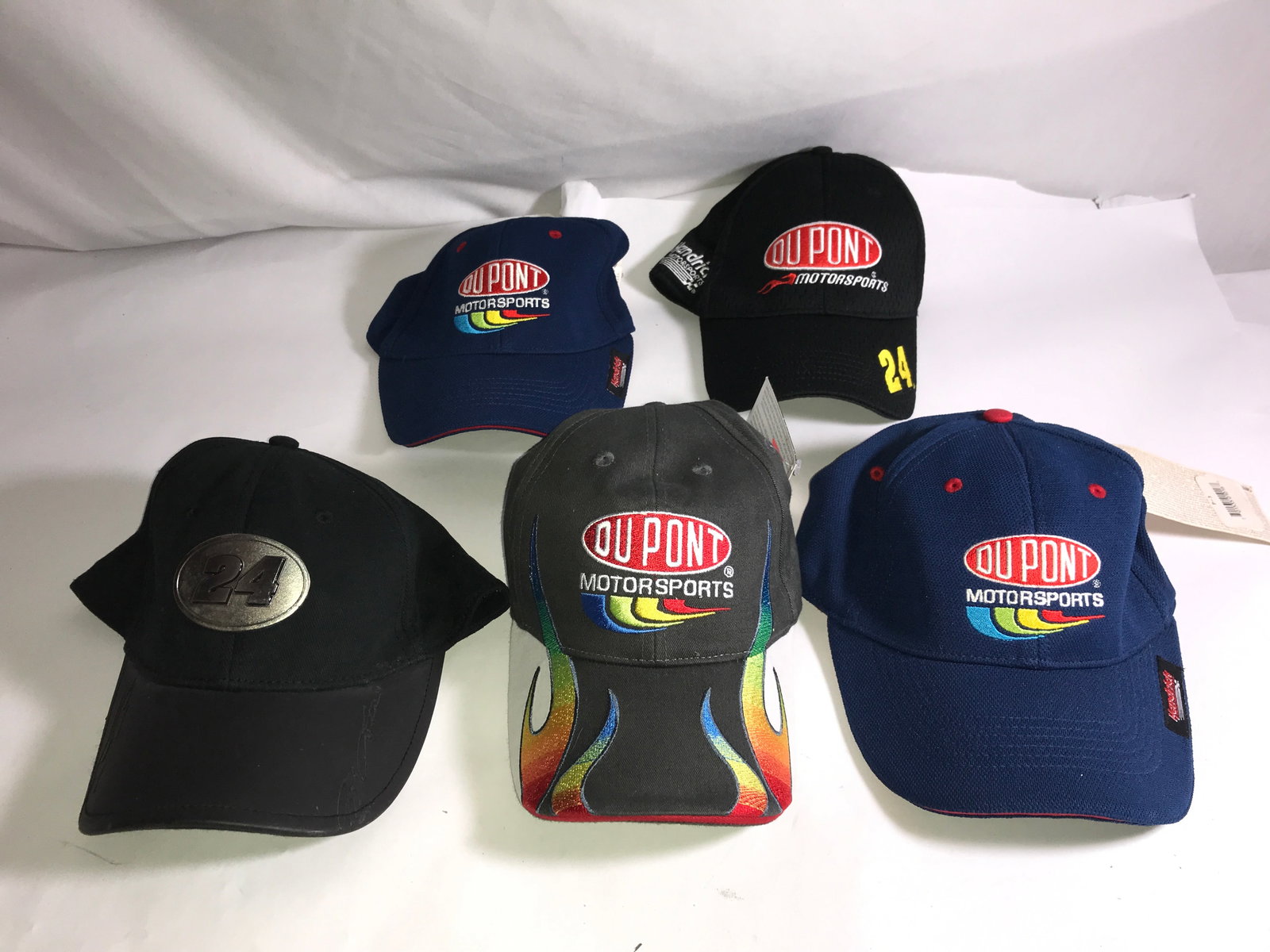 Jeff Gordon DuPont Hats: All appear to have never been worn