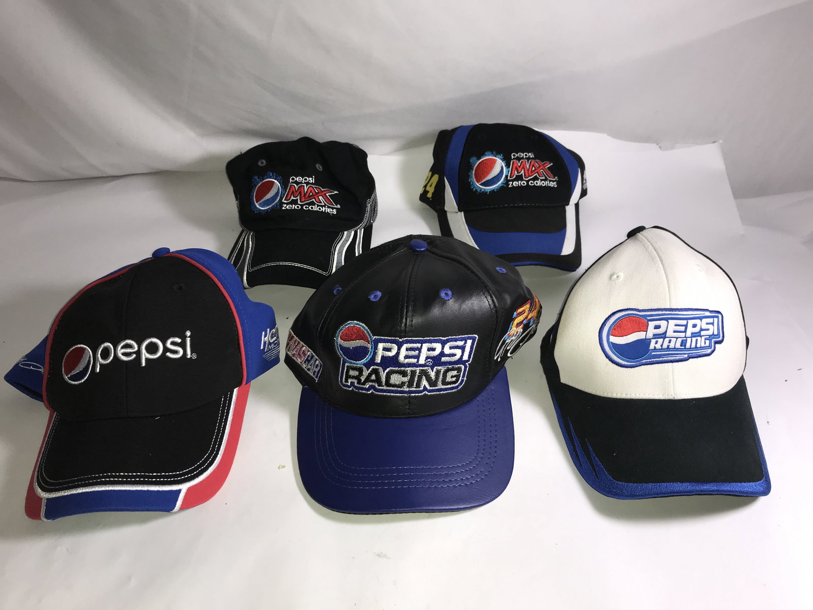 Pepsi Racing Jeff Gordon Hats: All appear to have never been worn