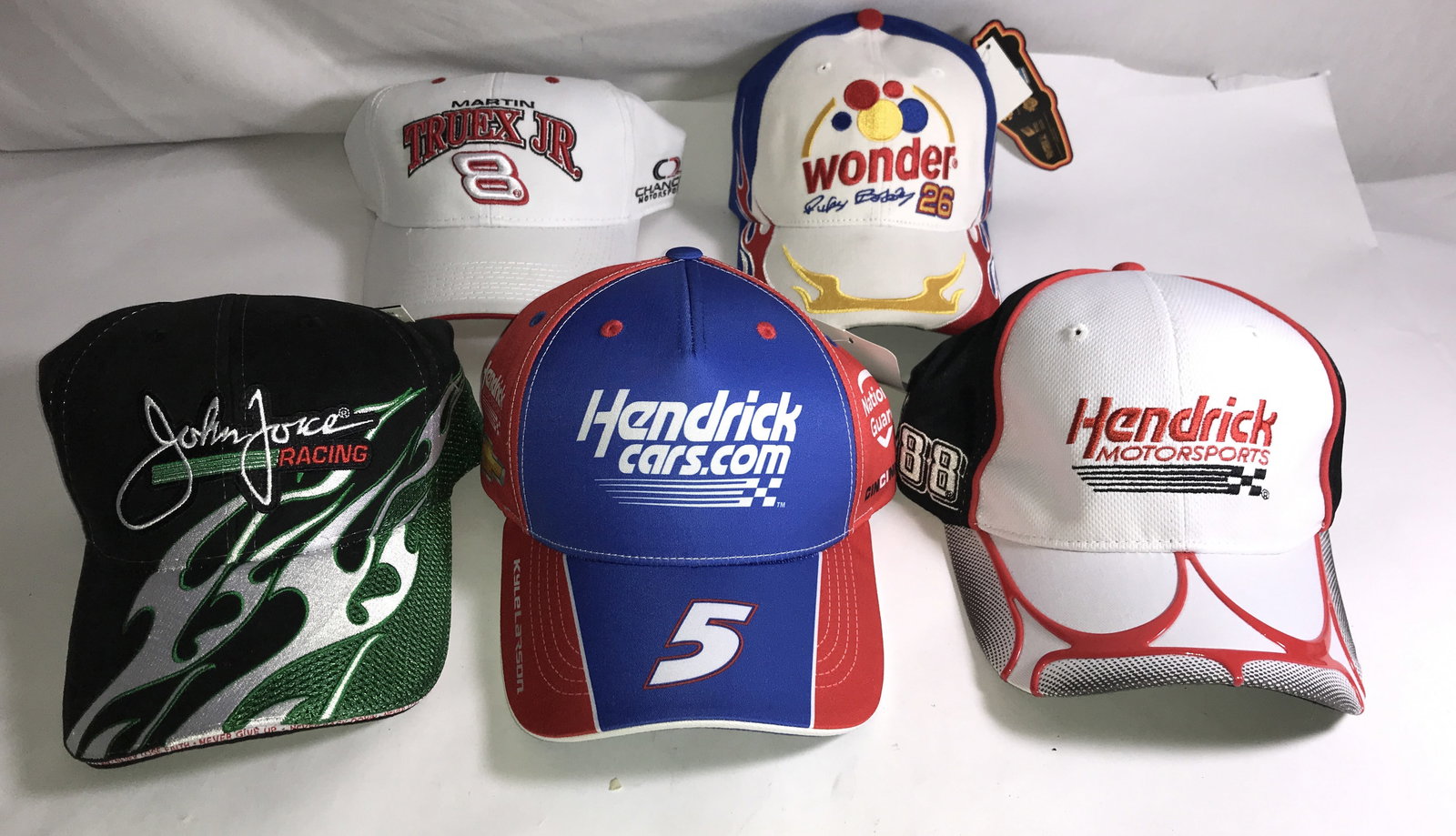 NASCAR Driver Hats Including Ricky Bobby: All appear to have never been worn